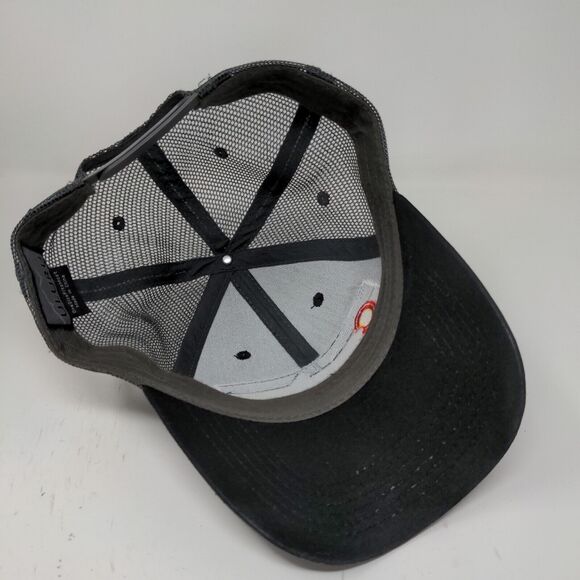 Uluru Colorado Snapback Mesh Back Hat Black OSFM Embroidered Logo - Picture 9 of 12